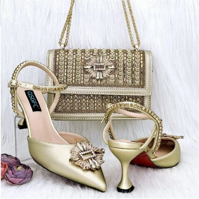 Nigerian Women's Pumps And Bag