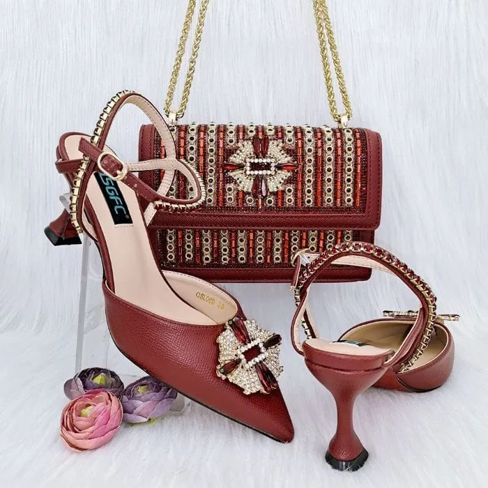 Nigerian Women's Pumps And Bag