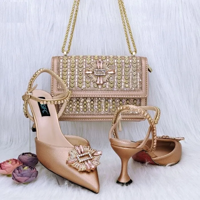 Nigerian Women's Pumps And Bag