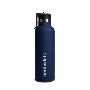 Nordicdots Sport Water Bottle- Navy