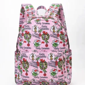 Pink Girls Christmas Backpack