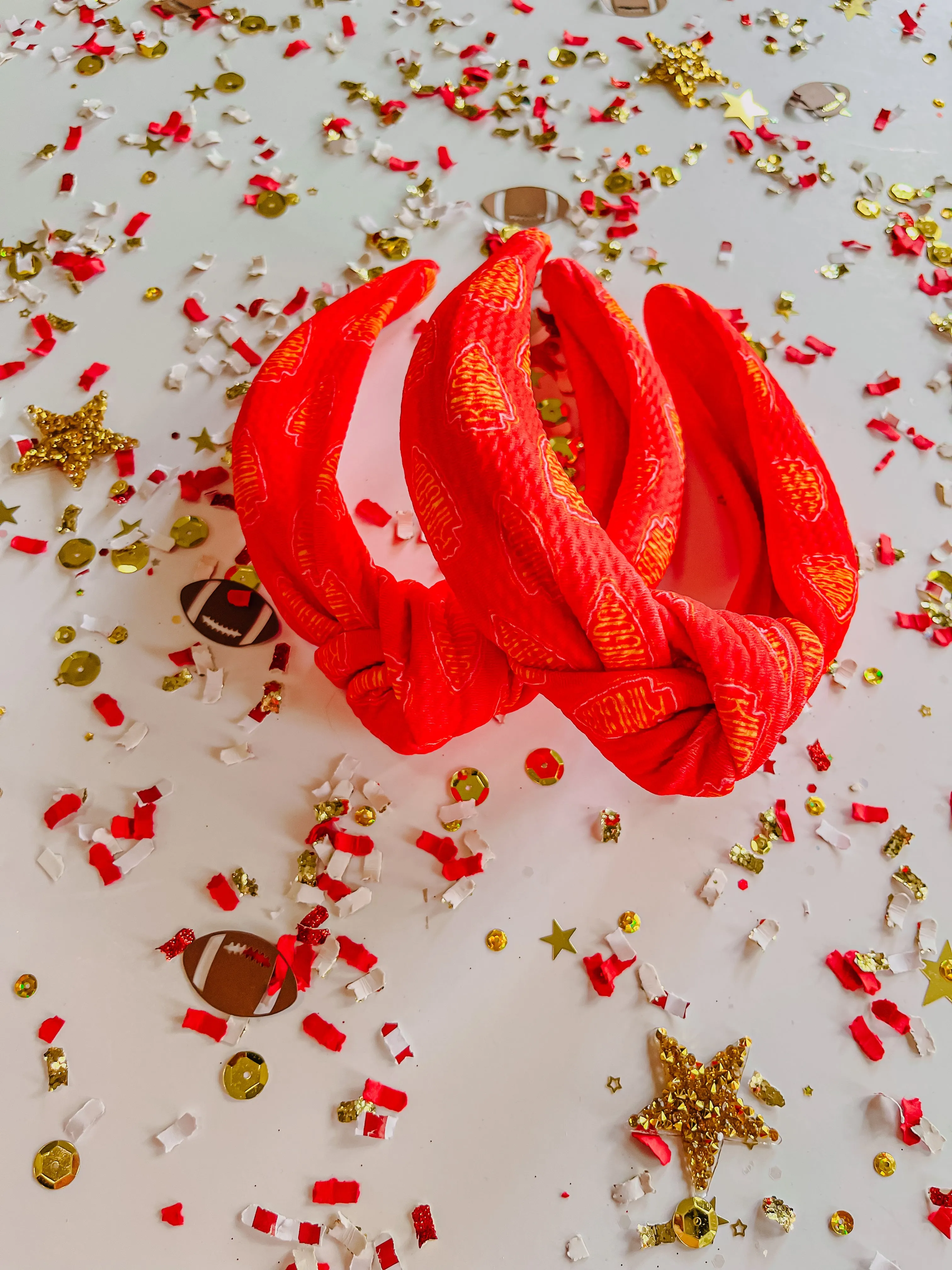 Red Kingdom Knotted Headband