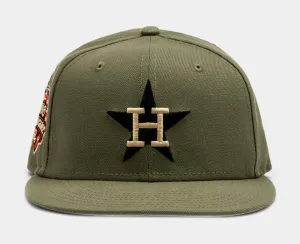 Shoe Palace Exclusive Houston Astros Greenbark 59Fifty Fitted Mens Hat (Green/Black)