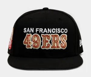 Shoe Palace Exclusive San Francisco 49ers 59Fifty Fitted Mens Hat (Black/Red)