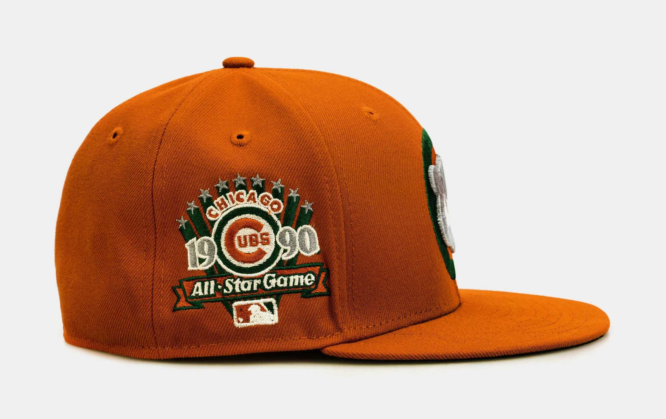 SP Exclusive Rust Chicago Cubs 59Fifty Mens Fitted Hat (Orange)