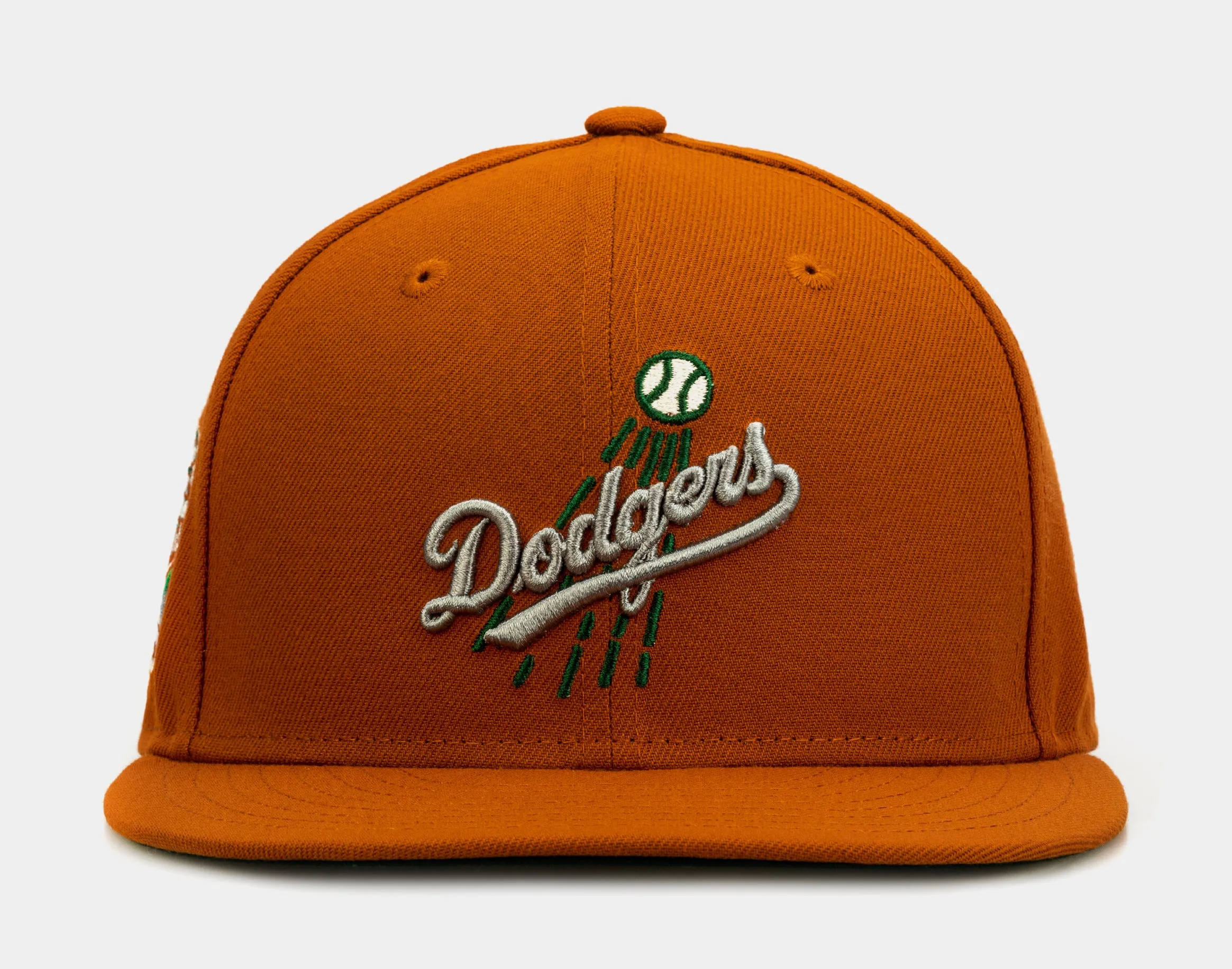 SP Exclusive Rust Los Angeles Dodgers 59Fifty Mens Fitted Hat (Orange)