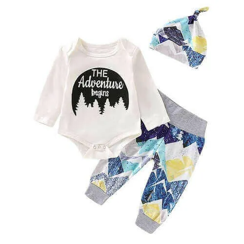 Spring Autumn Toddler Kids Baby Boy Girl Clothes