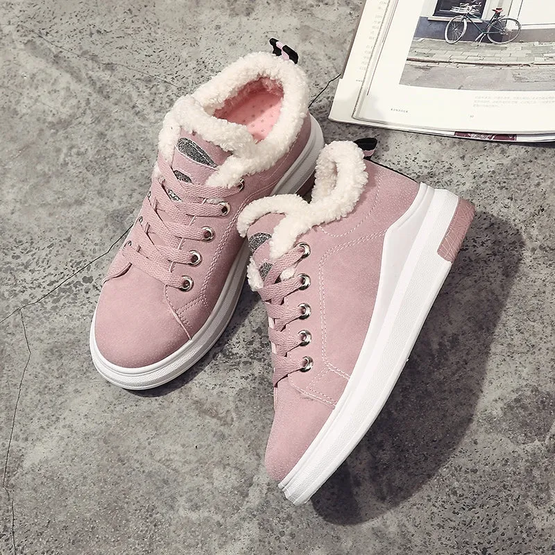 Winter Warm Women Casual Sneakers Shoes