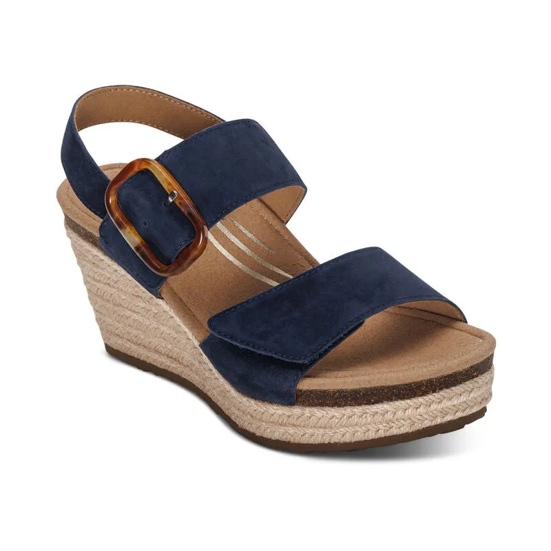 Women's Aetrex Ashley EW791W Color: Navy