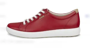 Women's Ecco Soft 7 Sneaker 43003-01466 Color:  Chili Red