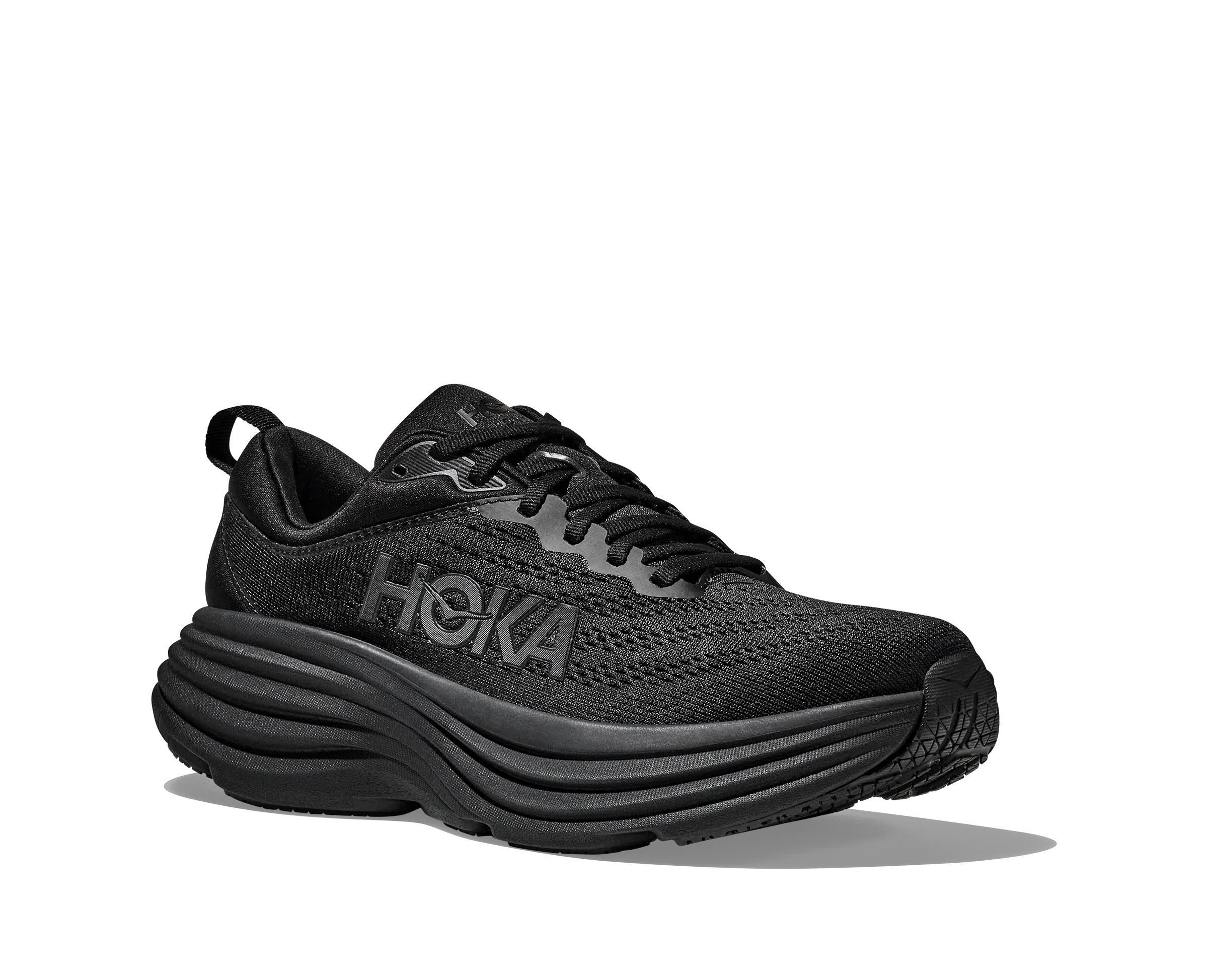 Women's Hoka Bondi 8 Color: Black / Black