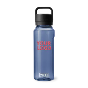 Yeti Yonder 34 Oz Custom Water Bottles With Chug Cap, Navy